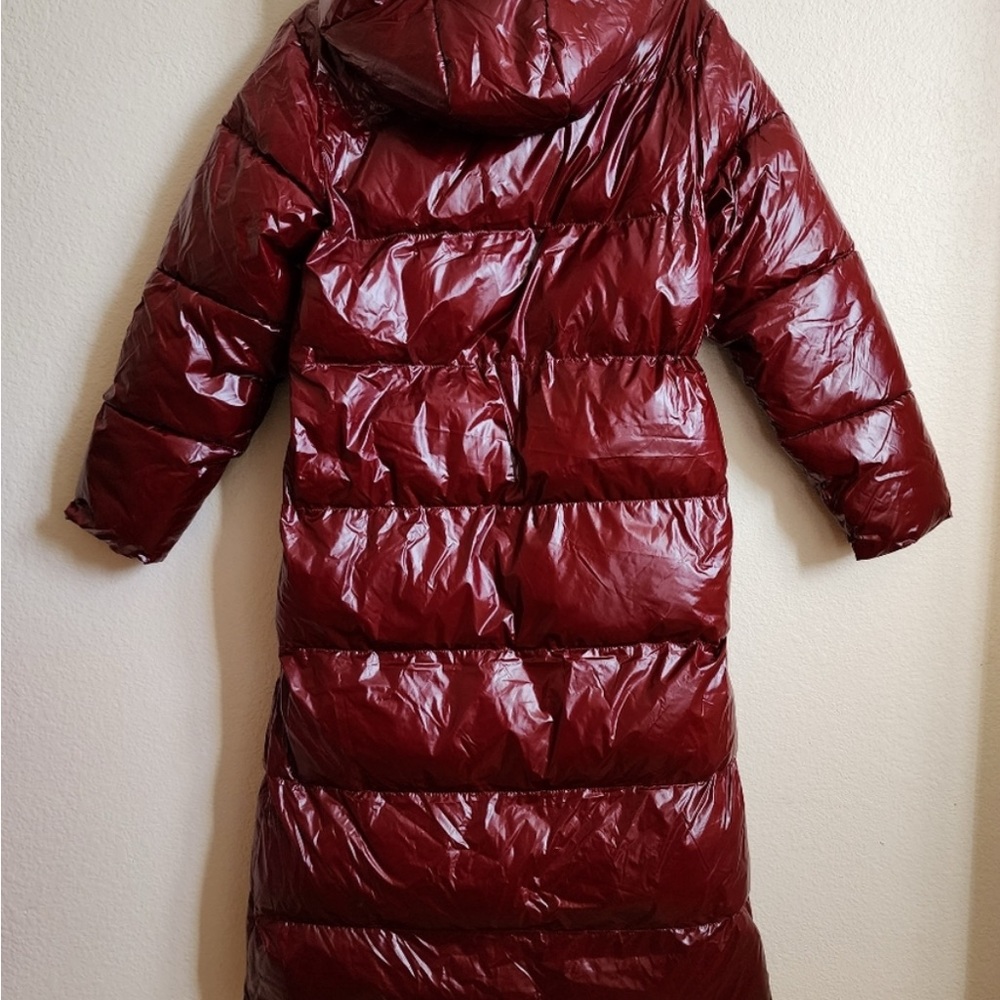 a new day Women's Burgundy Puffer Coat - Picture 5 of 10